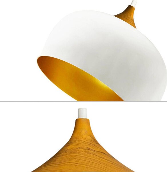 Lampa wisząca Qwen ROYALTECH, możliwość ściemniania, biały / opal, salon / jadalnia, metal, nowoczesny
