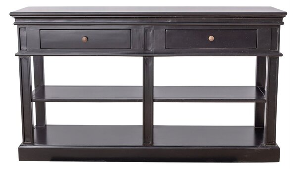 Konsola Josephine 140x38x80cm black