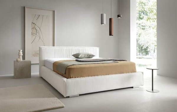Łóżko tapicerowane MATEUS : Rozmiar - 140x200, Grupa tkanin - GRUPA I, Pojemnik na pościel - Nie