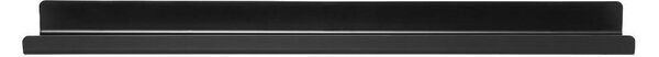 Czarna metalowa półka łazienkowa Blomus, dł. 71 cm