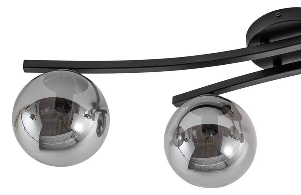 Lampa sufitowa Opus EMIBIG LIGHTING, możliwość ściemniania, czarny, salon / jadalnia, metal, nowoczesny