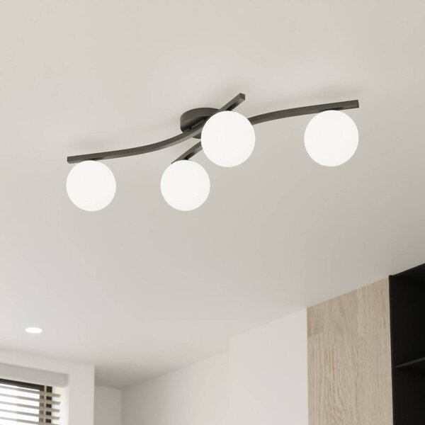 Lampa sufitowa Opus EMIBIG LIGHTING, możliwość ściemniania, czarny, salon / jadalnia, metal, nowoczesny