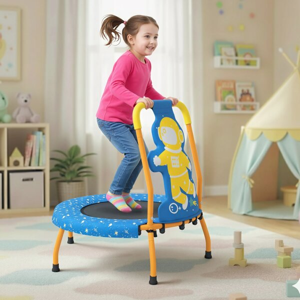 Trampolina z uchwytem dla dzieci Kosmos
