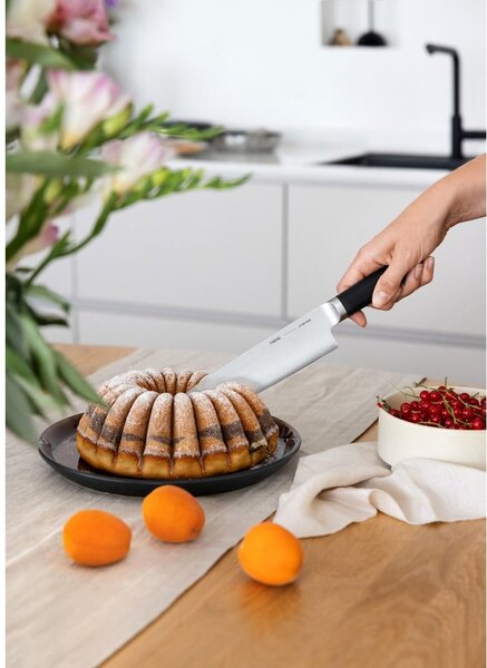 Nóż typu santoku ze stali nierdzewnej Trino – FABINI