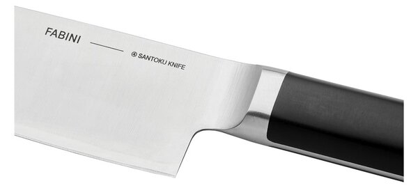 Nóż typu santoku ze stali nierdzewnej Trino – FABINI
