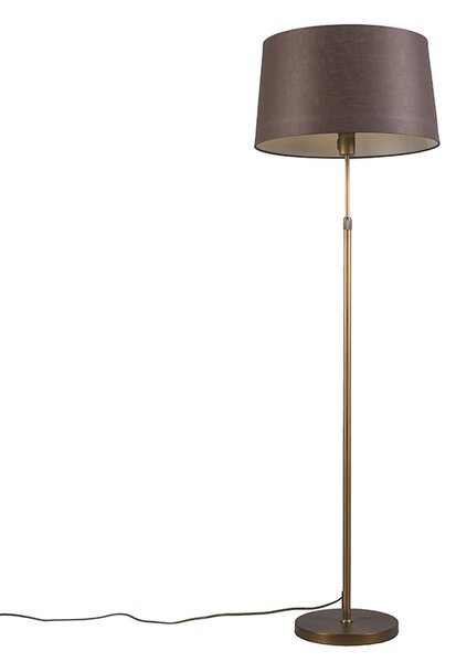 Inteligentna lampa podłogowa brązowa z brązowym kloszem 45 cm z WiFi A60 - Parte