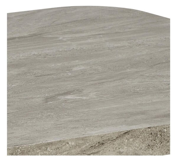 Jasnoszary stolik w dekorze marmuru 60x60 cm Solano – Actona