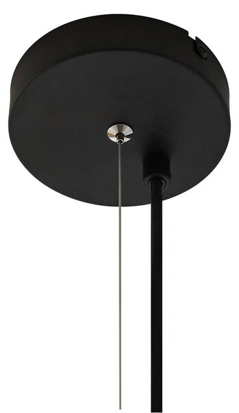 Lampa wisząca szklana Orliana Lindby, możliwość ściemniania, kremowy / amber, salon / jadalnia, szkło, nowoczesny
