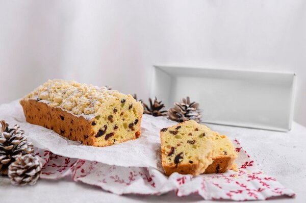 Stalowa keksówka Dr. Oetker White Christmas Baking, 35,5 x 12 cm