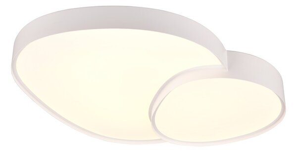 Biała lampa sufitowa LED 63.5x77 cm Rise – Trio