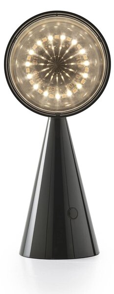 Tom Dixon Lampa stołowa POSE, możliwość ściemniania, czarny, salon / jadalnia, tworzywo sztuczne, design