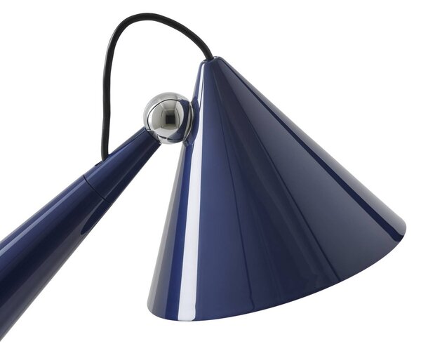 Tom Dixon Lampa stołowa POSE, możliwość ściemniania, niebieski, salon / jadalnia, tworzywo sztuczne, design