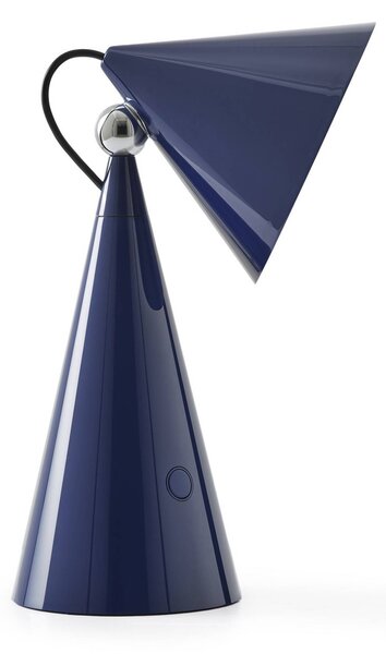 Tom Dixon Lampa stołowa POSE, możliwość ściemniania, niebieski, salon / jadalnia, tworzywo sztuczne, design