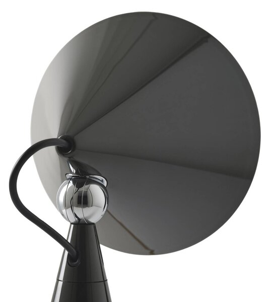 Tom Dixon Lampa stołowa POSE, możliwość ściemniania, czarny, salon / jadalnia, tworzywo sztuczne, design