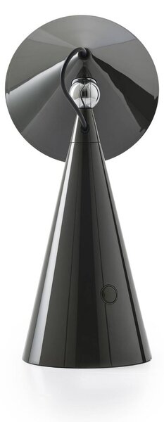 Tom Dixon Lampa stołowa POSE, możliwość ściemniania, czarny, salon / jadalnia, tworzywo sztuczne, design