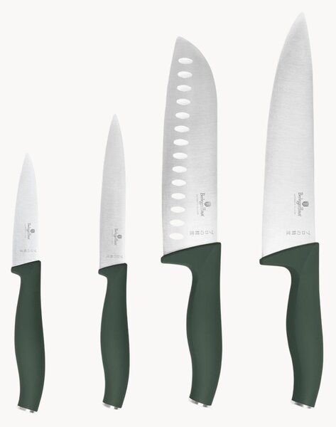 Komplet noży kuchennych Matte Green, 4 elem