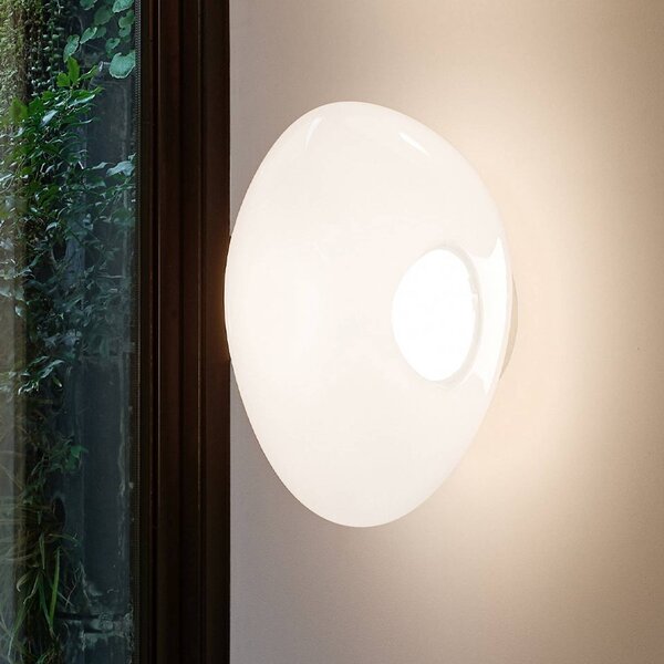 Tom Dixon Kinkiet designerski Melt, możliwość ściemniania, mosiężny / złoty, salon / jadalnia, tworzywo sztuczne, design