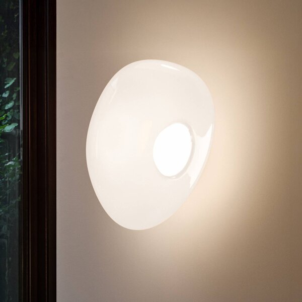 Tom Dixon Kinkiet designerski Melt, możliwość ściemniania, chromowy / srebrny, salon / jadalnia, tworzywo sztuczne, design