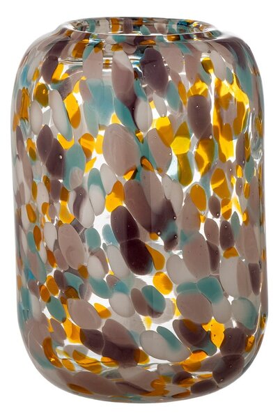 Szklany ręcznie wykonany wazon (wysokość 18 cm) Vidia – Bloomingville