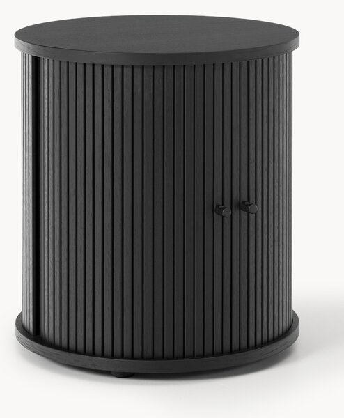 Szafka nocna z ryflowanym frontem Calary