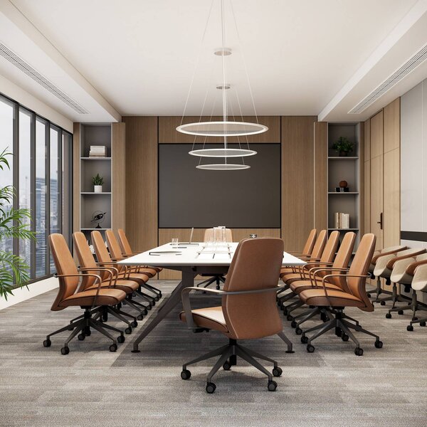 Deko-Light Panel LED żyrandol, biały, Ø 63 cm, metal, CCT, ściemniany, 50 W PANEL, możliwość ściemniania, biały / opal, biuro, aluminium, nowoczesny