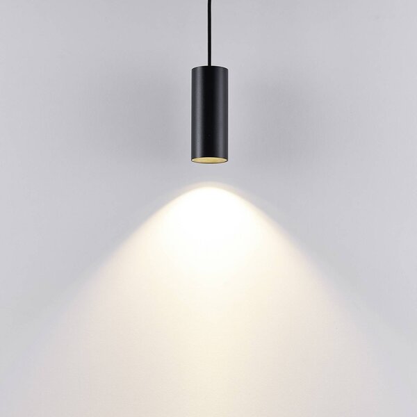 Deko-Light Lampa wisząca CAN, możliwość ściemniania, czarny, salon / jadalnia, aluminium