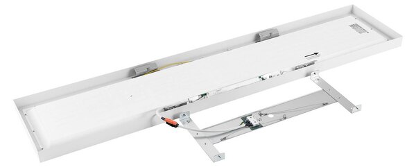 Deko-Light Panel LED PRO OFFICE SANO, możliwość ściemniania, biały / opal, biuro, aluminium