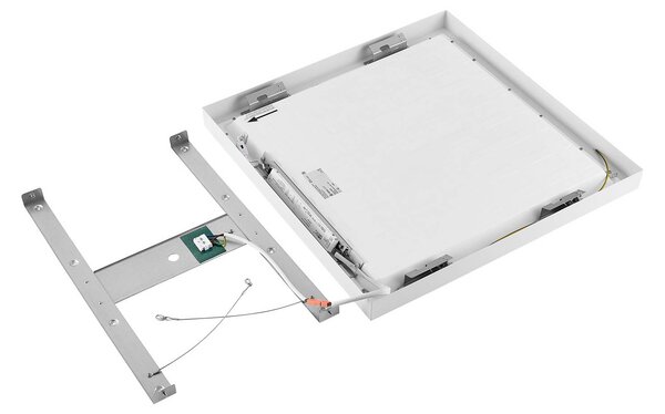 Deko-Light Panel LED PRO OFFICE SANO, możliwość ściemniania, biały / opal, biuro, aluminium
