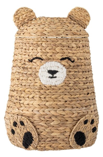 Dziecięcy kosz na zabawki z hiacyntu wodnego w naturalnym kolorze ø 40x57 cm Timone – Bloomingville Mini