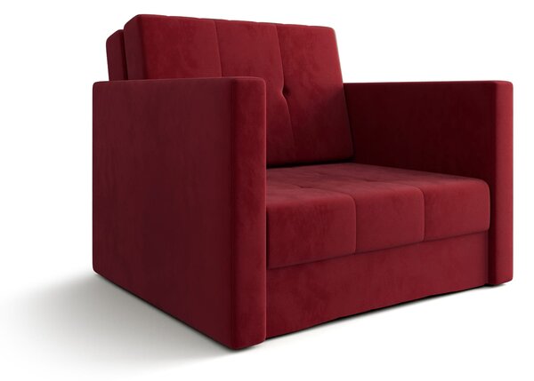 Darmowa dostawa Kanapa Sofa "Tola" 1 z funkcją spania 100 cm Red