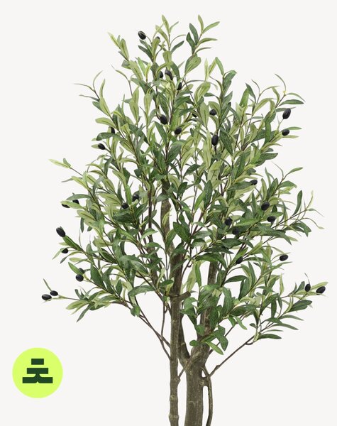 Sztuczne Drzewko Oliwne Brązowe 120 cm