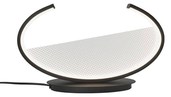 Viokef Lampa stołowa LED Adele, czarny, salon / jadalnia, aluminium, nowoczesny