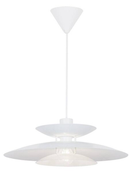 Viokef Lampa wisząca Nino, możliwość ściemniania, biały / opal, salon / jadalnia, metal, nowoczesny