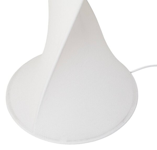 Lampa stojąca LED Novelle Lucande, możliwość ściemniania, biały / opal, salon / jadalnia, tworzywo sztuczne, design