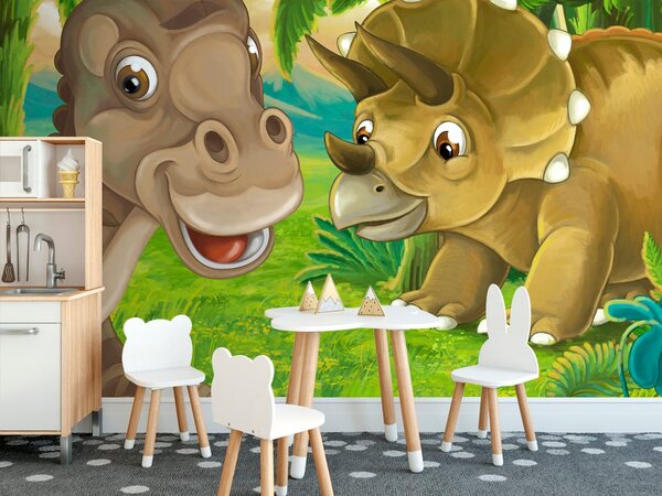Tapeta wesołe dinozaury
