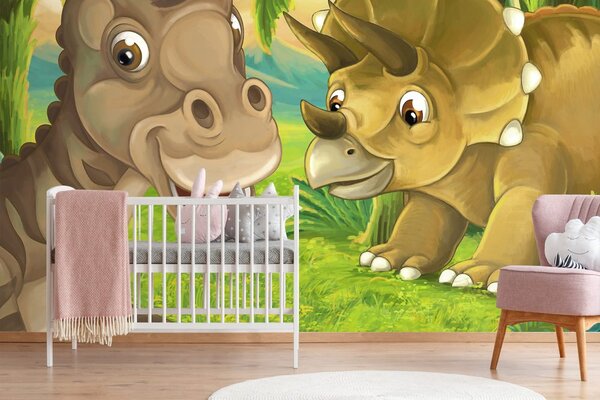 Tapeta wesołe dinozaury