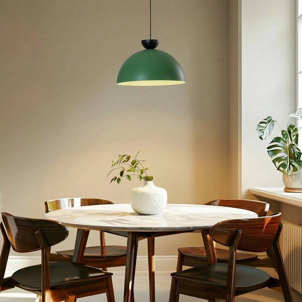Lampa wisząca Lunaro EMIBIG LIGHTING, możliwość ściemniania, zielony, salon / jadalnia, metal, nowoczesny