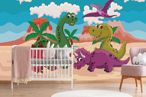 Tapeta świat dinozaurów