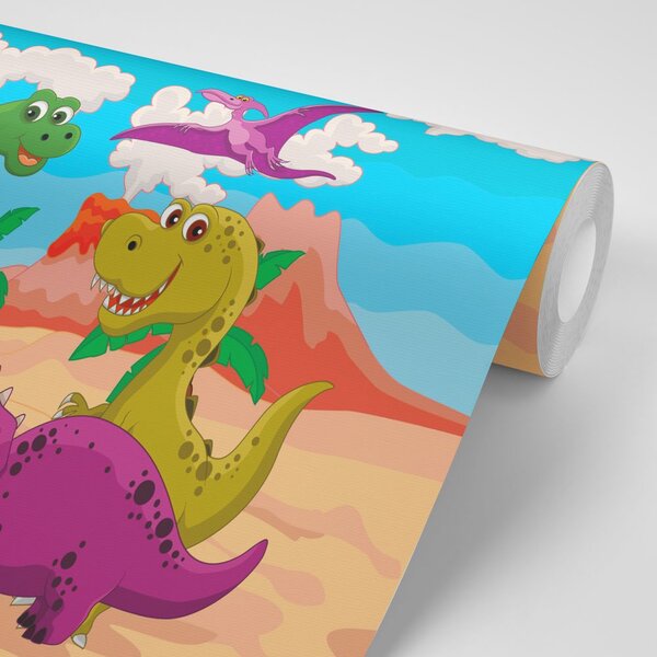 Tapeta świat dinozaurów