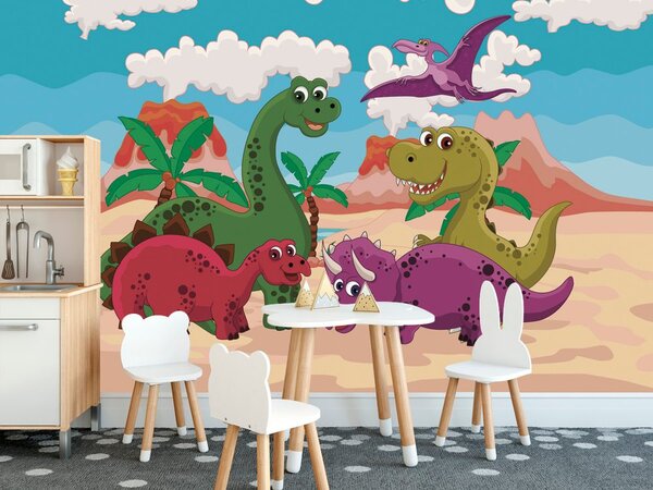Tapeta świat dinozaurów