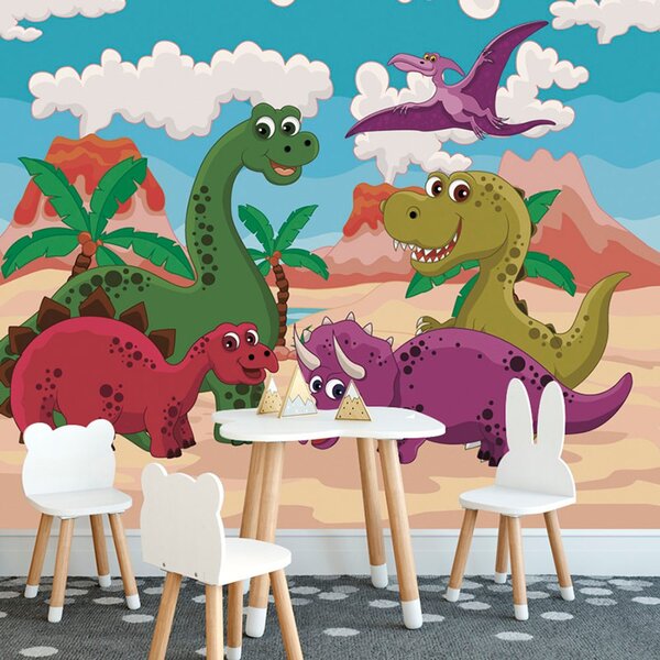 Tapeta świat dinozaurów