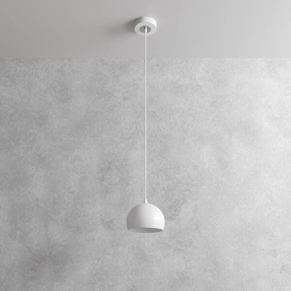 Lampa wisząca Sool Luminex, możliwość ściemniania, biały / opal, salon / jadalnia, metal