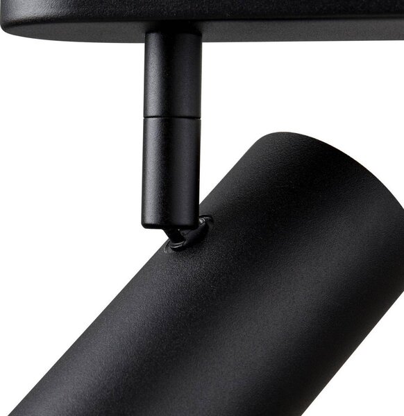 SLV reflektor sufitowy LED Noblo, 2700 K, czarny, długość 40 cm możliwość ściemniania, czarny, salon / jadalnia, aluminium, nowoczesny