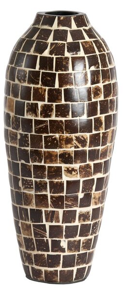 Brązowy bambusowy wazon (wysokość 40 cm) Tudela – Light & Living