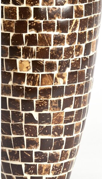 Brązowy bambusowy wazon (wysokość 40 cm) Tudela – Light & Living