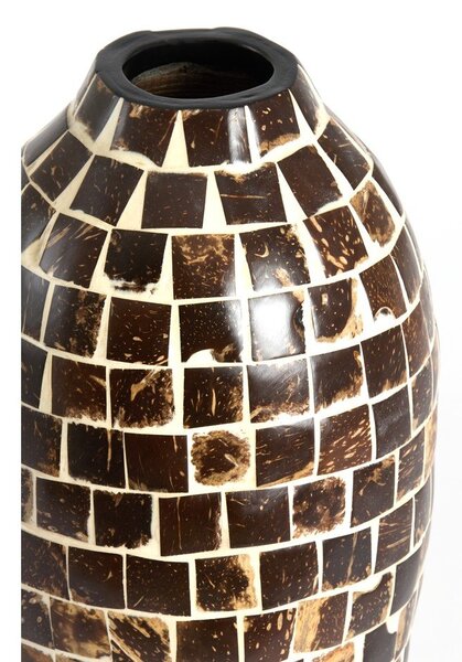 Brązowy bambusowy wazon (wysokość 40 cm) Tudela – Light & Living