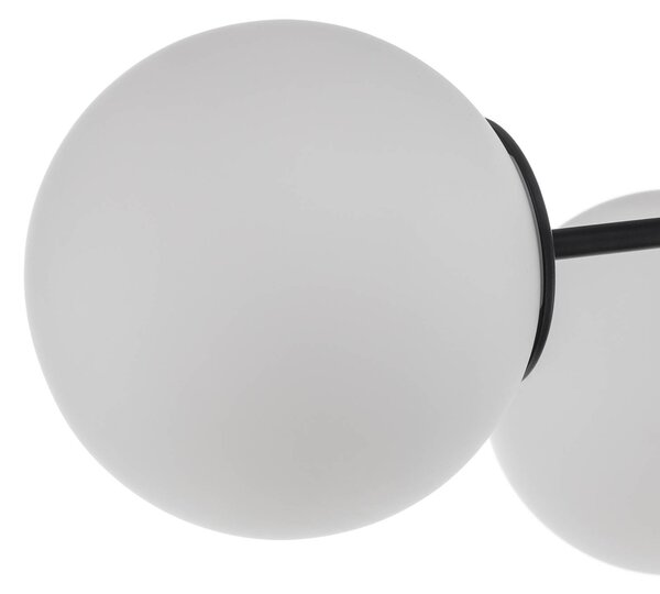 Lampa sufitowa Pregos 6 EMIBIG LIGHTING, możliwość ściemniania, czarny, przedpokój, metal, nowoczesny