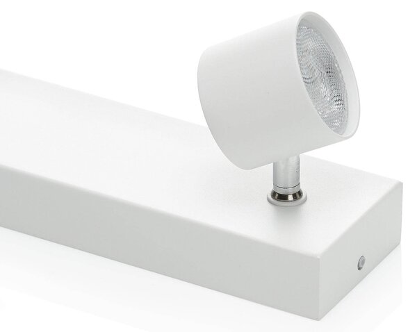 Philips Trzypunktowy spot LED Star, warmglow, biały STAR, możliwość ściemniania, biały / opal, salon / jadalnia, metal, nowoczesny