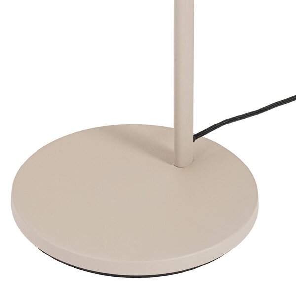 Lampa stojąca Silka Lucande, kremowy / amber, biuro, metal, nowoczesny