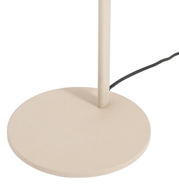 Lampa stojąca Silka Lucande, kremowy / amber, biuro, metal, nowoczesny